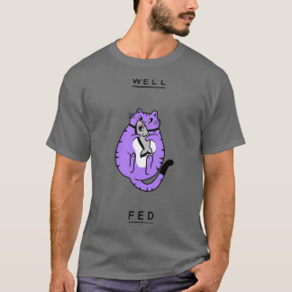 T-shirt Chat bien nourri