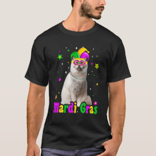 T-shirt Chat Birman Masque Carnaval Mardi Gras Animaux Cha