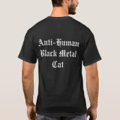 T-shirt Chat Black Metal Martti (Dos)