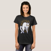 T-shirt Chat blanc effrayé (Devant entier)