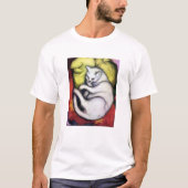 T-shirt Chat blanc, Franz Marc (Devant)