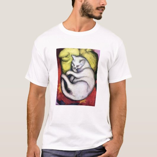 T-shirt Chat blanc, Franz Marc (Devant)