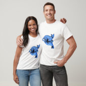 T-shirt Chat bleu (Unisexe)