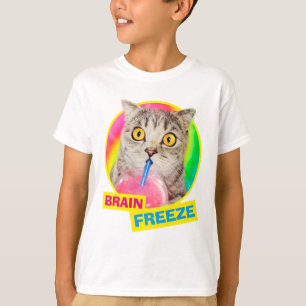 T-shirt Chat Boire à la rousse
