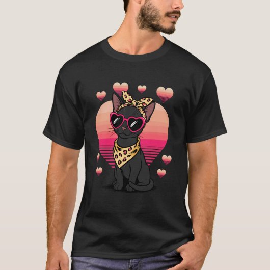 T-shirt Chat Bombay Saint-Valentin (Devant)