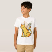 T-shirt Chat botanique calicot mignon (Devant entier)
