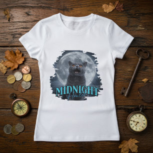 T-Shirt Chat British Shorthair Hurle à la Lune