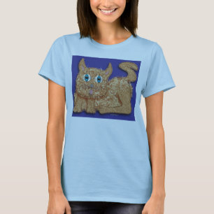 T-shirt Chat brouillé