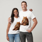T-Shirt Chat Café Cosy (Unisexe)