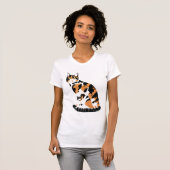 T-shirt chat Calico (Devant entier)