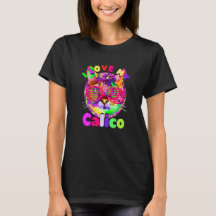 T-shirt Chat Calico Mikeneko Chat Ricolor Chaton Maman Et