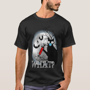 T-shirt Chat Ce Assassin Meurtre Chat & Syringe Hallowee