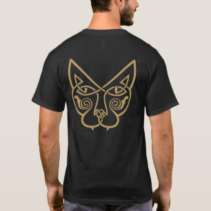 T-shirt Chat celtique par Bannigan Oeuvres d'art