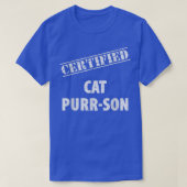 T-shirt Chat Certifié Purrson Drôle Chat Pun Pour Chat Lo (Design devant)