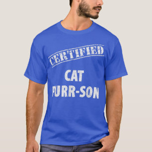 T-shirt Chat Certifié Purrson Drôle Chat Pun Pour Chat Lo