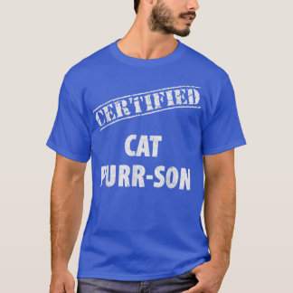 T-shirt Chat Certifié Purrson Drôle Chat Pun Pour Chat Lo