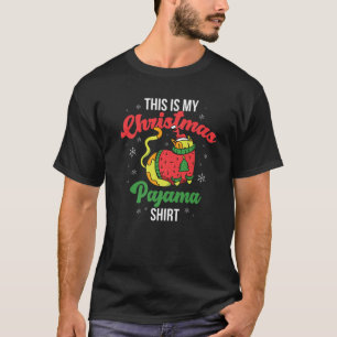 T-shirt Chat C'Est Mon Pyjama De Noël