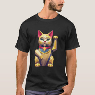 T-shirt Chat chanceux Maneki Neko Cool Charme de bonne cha