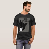 T-shirt Chat Chat Avec Masque Visage Ew Personnes Chat 1 (Devant entier)