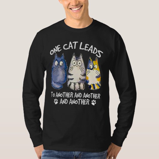 T-shirt Chat Chat Kitten Hangover (Devant)