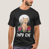 T-shirt Chat Chat Maman Humour Chat Papa Sarcastique Anima (Devant)