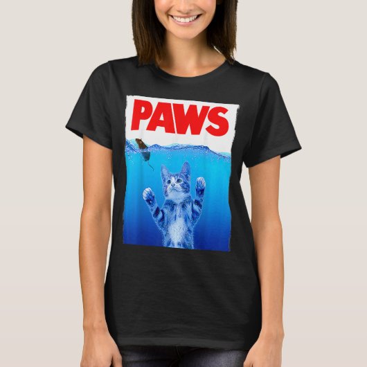 T-shirt Chat Chat Paquets Chat Cute Chat Chat (Devant)