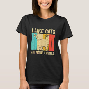 T-shirt Chat Chat Pour Hommes Femmes Animal Introverti 9