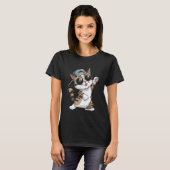 T-shirt Chat Chaton Amoureux de Chat Conception Graphique (Devant entier)