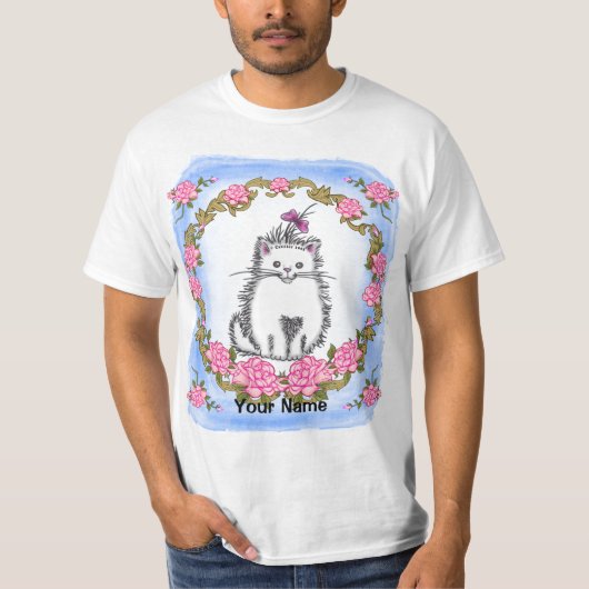 T-Shirt Chat Chaton Bébé (Devant)