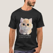 T-shirt Chat chaton blanc et orange moelleux (Devant)