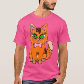 T-shirt Chat chaton chaton au gingembre mignon (Devant)