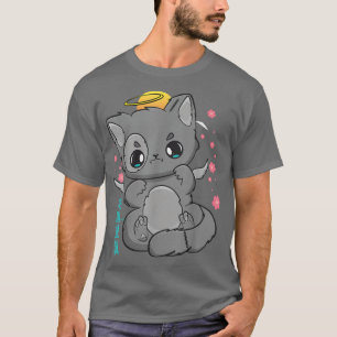 T-shirt Chat Chaton Chibi Anime Neko Pastel Goth Angelcore