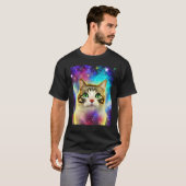 T-shirt Chat Chaton Minou de l'Espace Style Chat 10 (Devant entier)