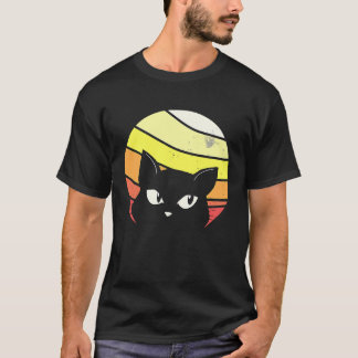 T-shirt Chat Chaton Rétro Vintage