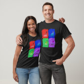 T-shirt Chat Chats Chat Art Pop (Unisexe)