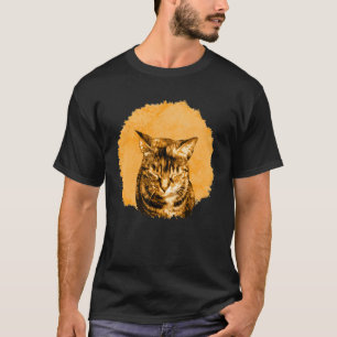 T-shirt chat chats chaton miaou tigre popart 1