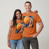 T-shirt Chat Chauffeur Chauffeur Star Surfer-Cat (Unisexe)