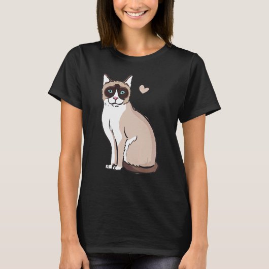 T-shirt Chat Chaussure de Chat (Devant)