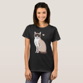 T-shirt Chat Chaussure de Chat (Devant entier)