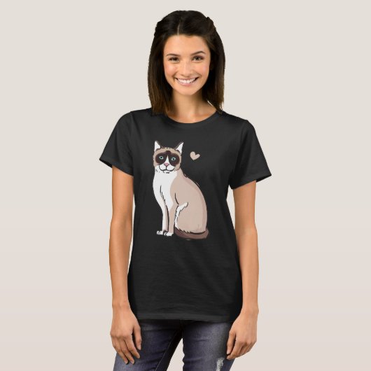 T-shirt Chat Chaussure de Chat (Devant entier)