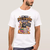 T-shirt Chat-chemise hallowen (Devant)