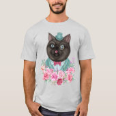 T-shirt Chat chic (Devant)