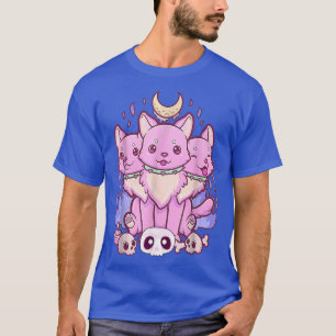T-shirt Chat Chien Chaud Déplaisant Anime Kawaii Pastel Ob