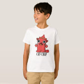 T-shirt Chat-chup Funny Ketchup Pun (Devant entier)