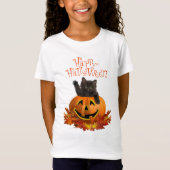 T-Shirt Chat Citrouille (Devant)