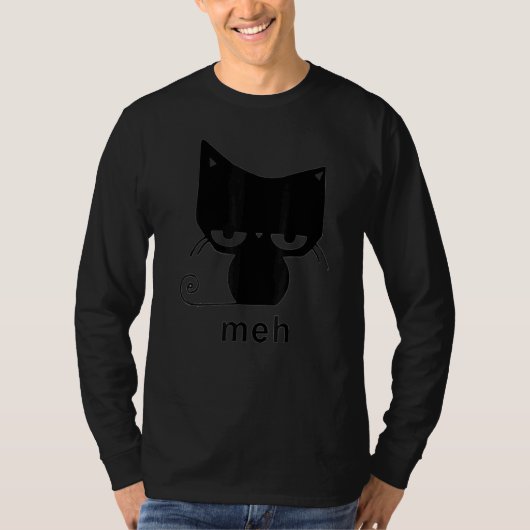 T-shirt Chat classique mignon bof (Devant)