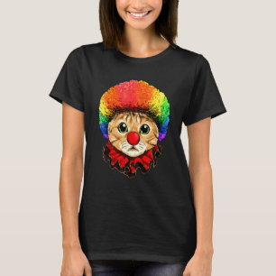 T-shirt Chat Clown Carnaval Cirque Personnel Chat Maman Pa