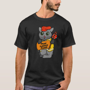 T-shirt Chat Collègue Swagazon Associé Plus de Matelassage