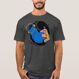 T-shirt Chat coloré Djing Dj Musique