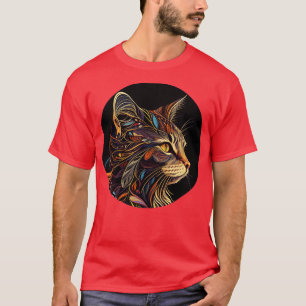 T-shirt Chat Coloré Kitty Lover Soyez Heureux Tous Les Jou